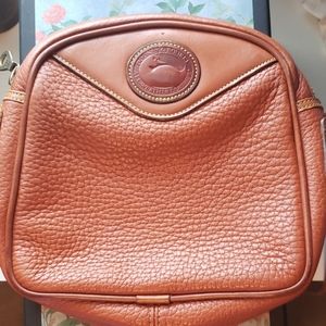 Vintage Tan leather crossbody Dooney&Bourke